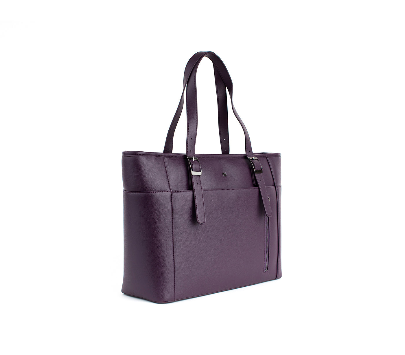 Miley - Purple Vegan Leather Laptop Bag - lolaluxeshop