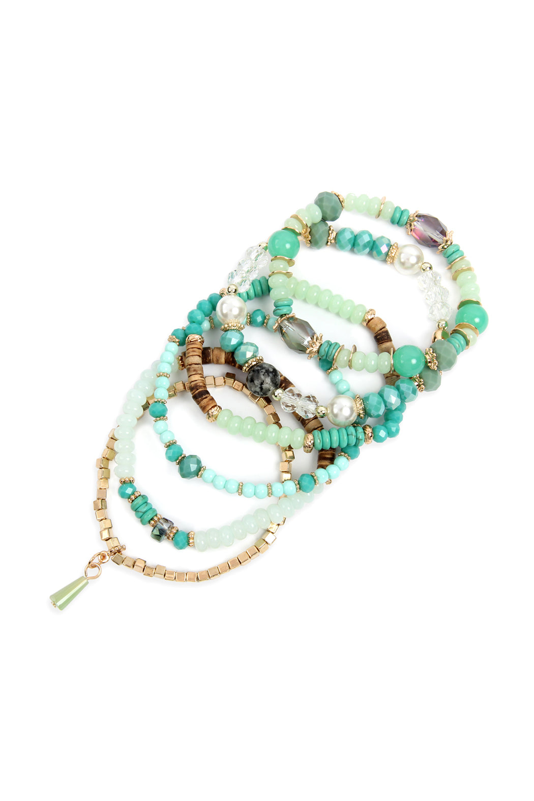 Hdb2200 - Stone Beads Stackable Bracelet - lolaluxeshop