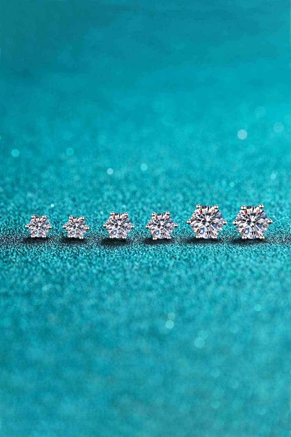 Endless Cheer Moissanite Stud Earrings - lolaluxeshop