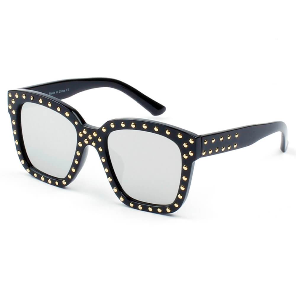 EPPING | Hipster Marquee Lights Square Frame Sunglasses - lolaluxeshop