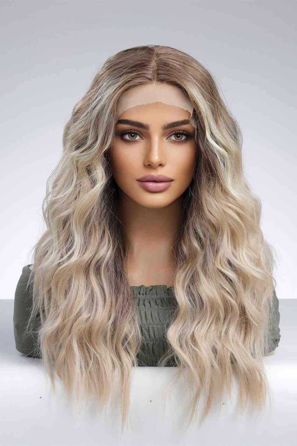 13*2" Lace Front Wigs Synthetic Long Wave 24'' 150% Density - lolaluxeshop