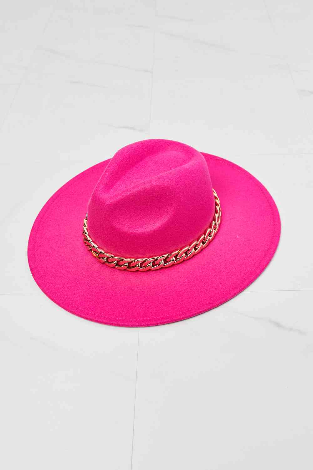 Fame Keep Your Promise Fedora Hat in Pink - lolaluxeshop