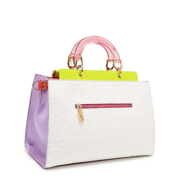 NICOLE LEE DULCE STRUCTURED SATCHEL - LOLA LUXE