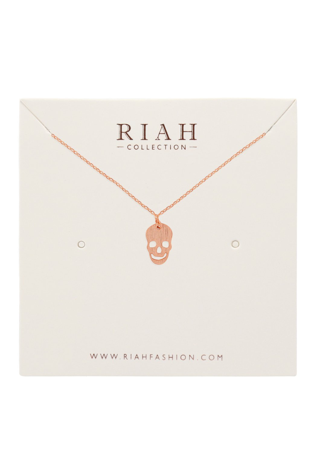 Hdnb3n279 - Skull Pendant Necklace - LOLA LUXE