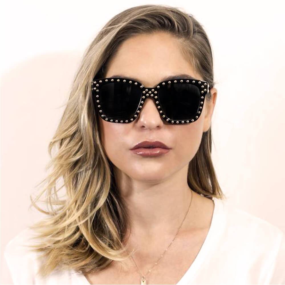 EPPING | Hipster Marquee Lights Square Frame Sunglasses - lolaluxeshop