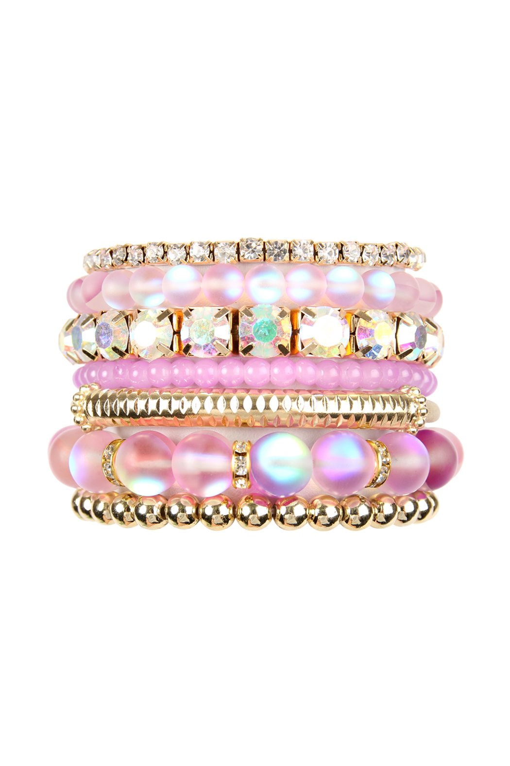 Mermaid Glass Stretch Bracelet - LOLA LUXE