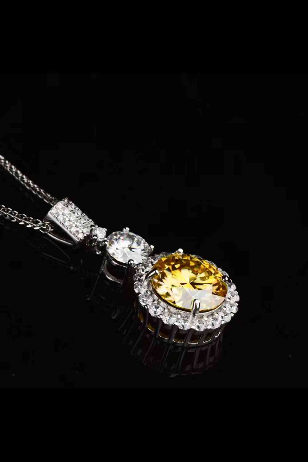 6 Carat Moissanite Pendant Necklace - lolaluxeshop