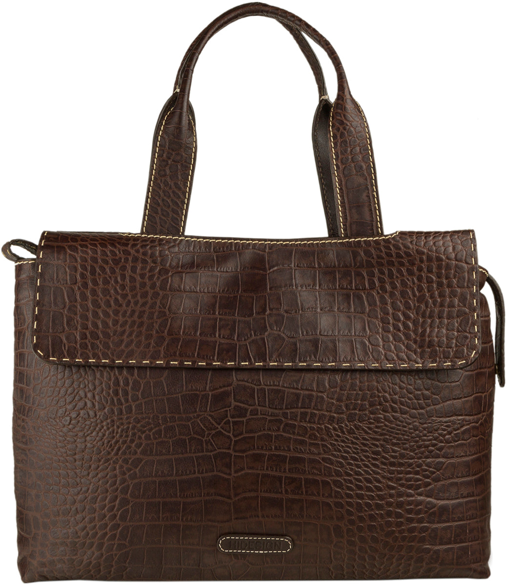 Hidesign Women's Leather Laptop Work Bag - LOLA LUXE