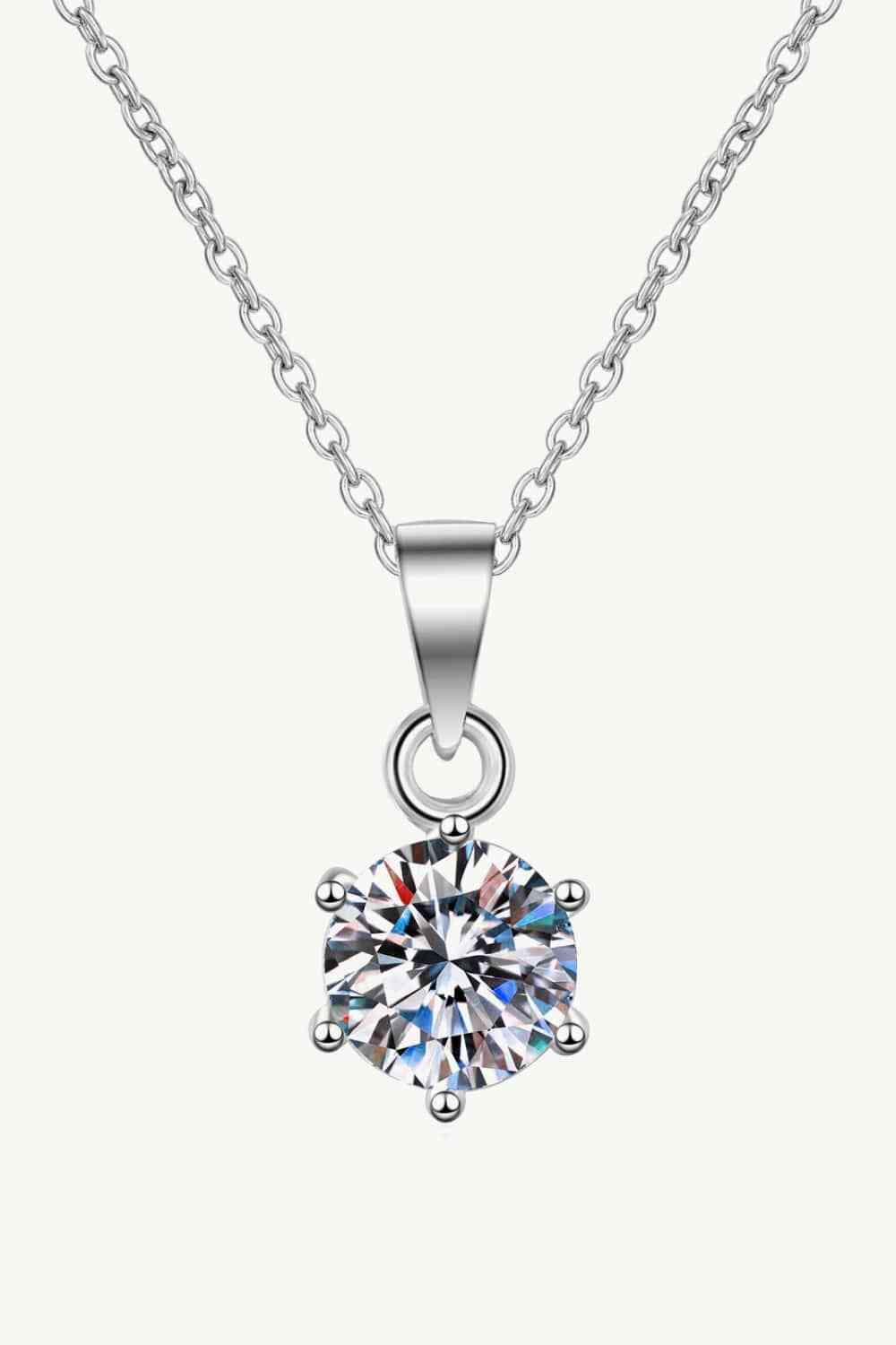 Adored Get What You Need Moissanite Pendant Necklace - lolaluxeshop