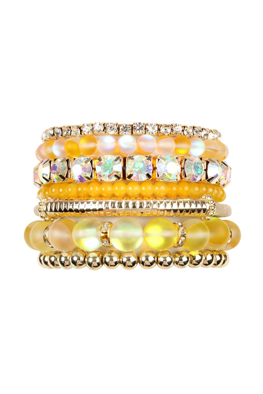 Mermaid Glass Stretch Bracelet - LOLA LUXE