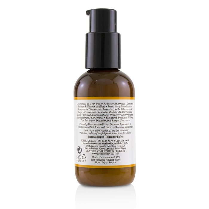 KIEHL'S - Dermatologist Solutions Powerful-Strength Line-Reducing Concentrate (With 12.5% Vitamin C + Hyaluronic Acid) - LOLA LUXE