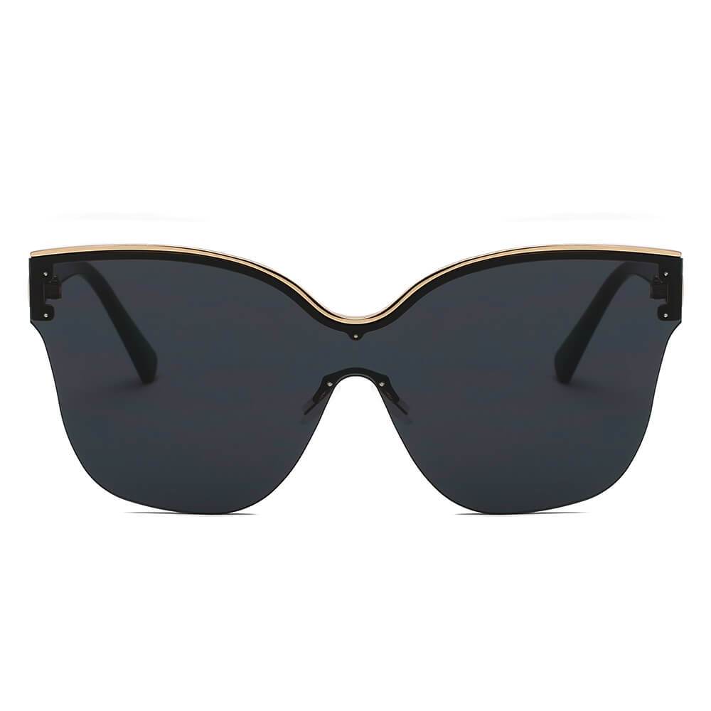 BARCELONA | Women Cat Eye Oversize Sunglasses - lolaluxeshop