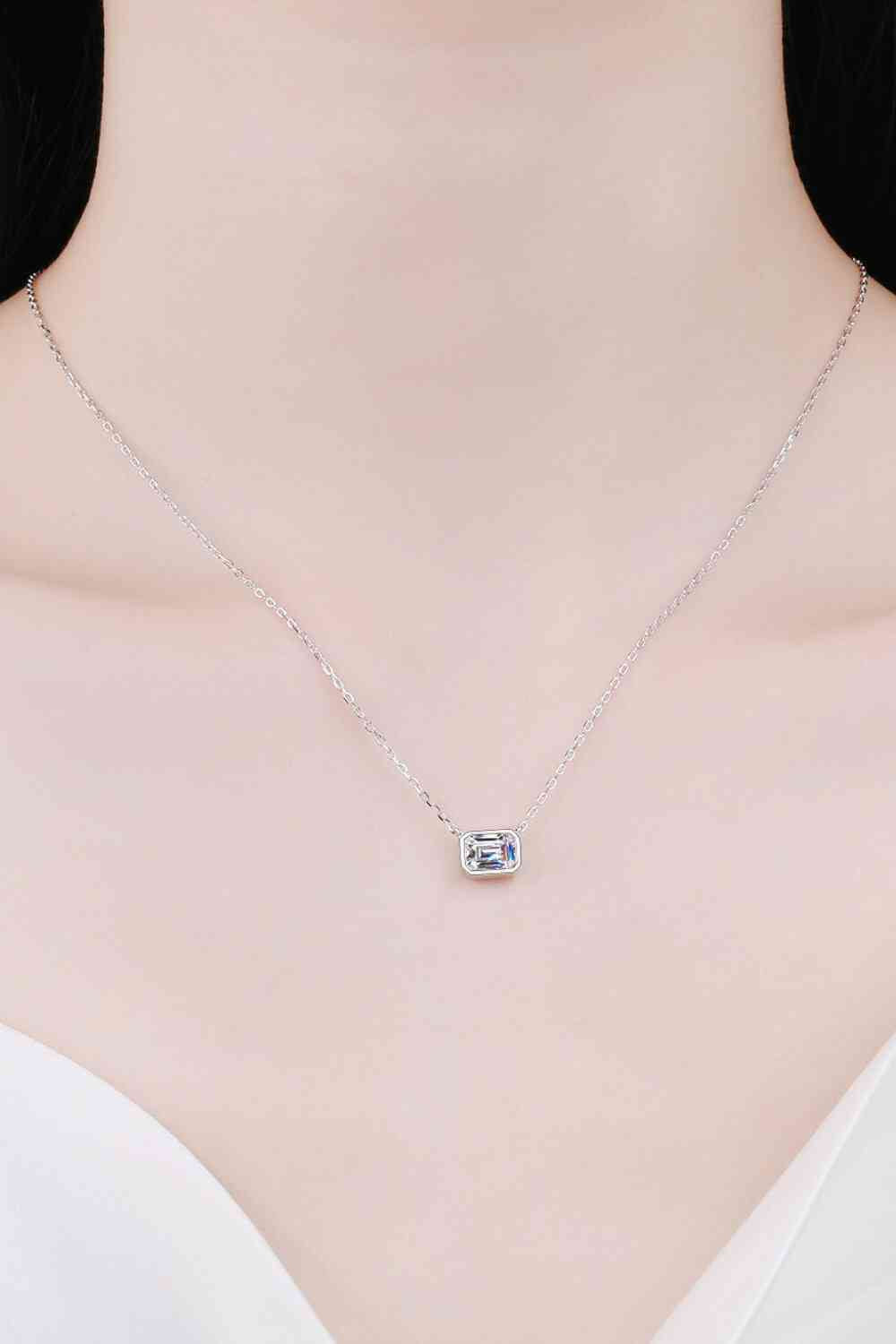 Beautiful Words 1 Carat Moissanite Pendant Necklace - lolaluxeshop