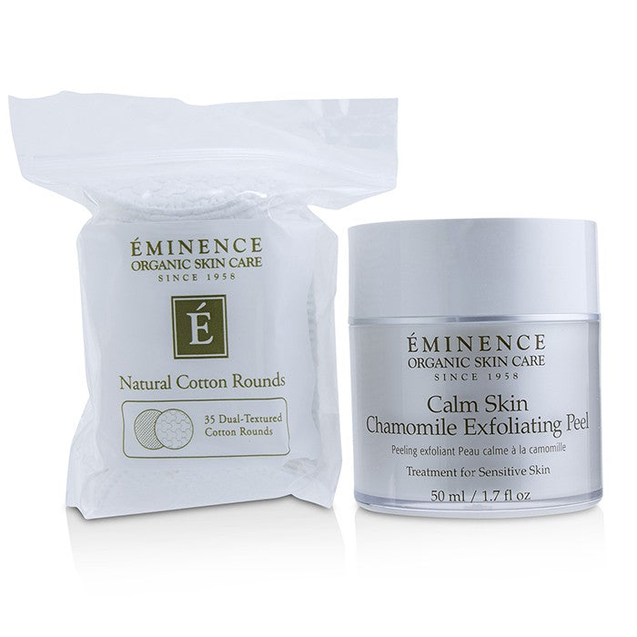 EMINENCE - Calm Skin Chamomile Exfoliating Peel (With 35 Dual-Textured Cotton Rounds) - LOLA LUXE