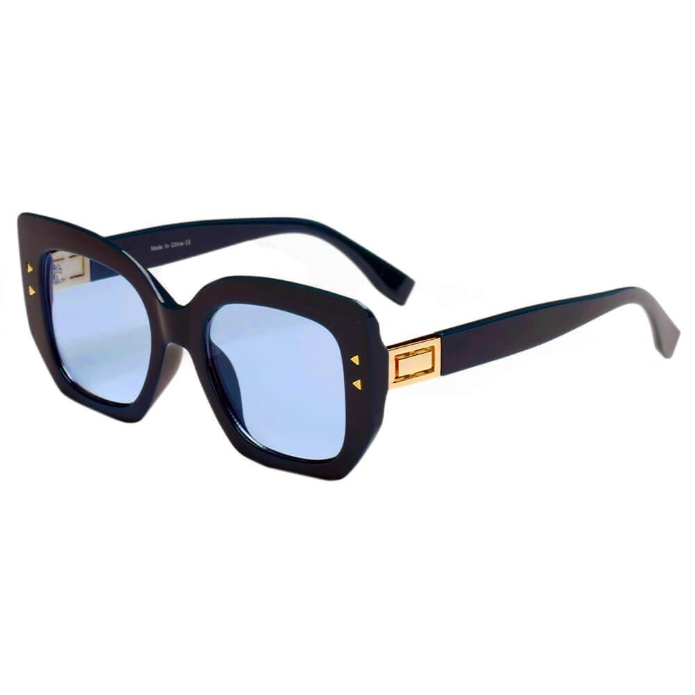 NASHUA | Women Designer Square Feline Cat Eye Fashion Sunglasses - lolaluxeshop