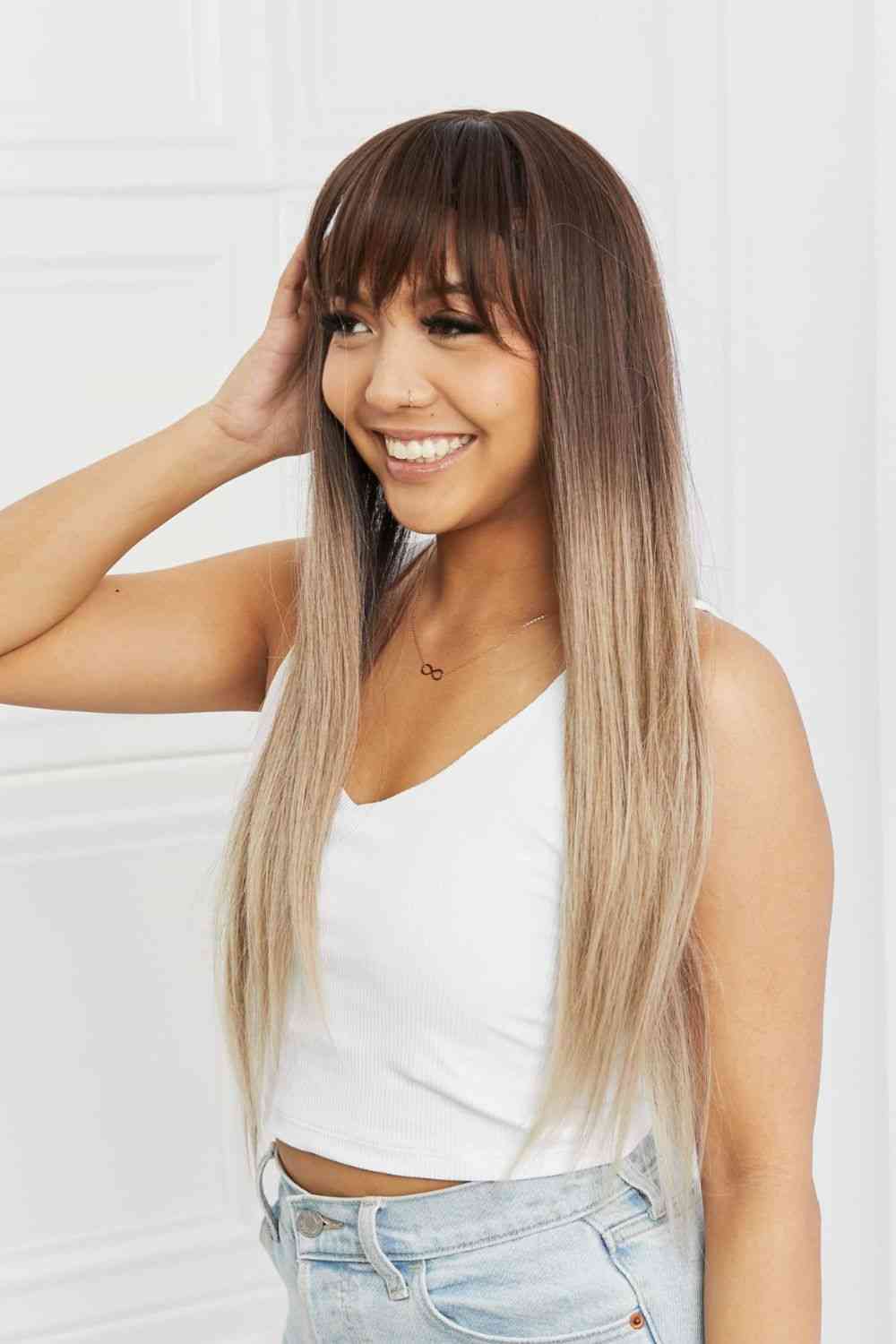 Long Straight Synthetic Wigs 26'' - lolaluxeshop