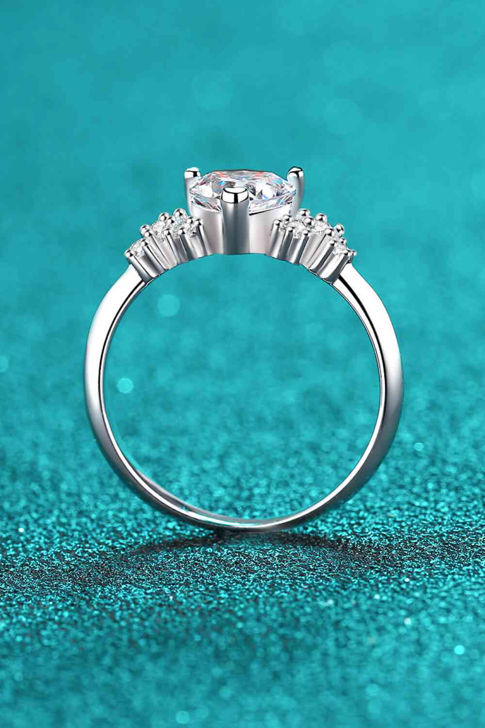 1 Carat Moissanite Heart Ring - lolaluxeshop