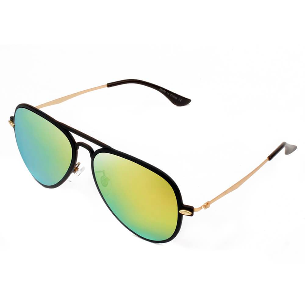 DURHAM | Unisex Mirrored Aviator Fashion Sunglasses - lolaluxeshop