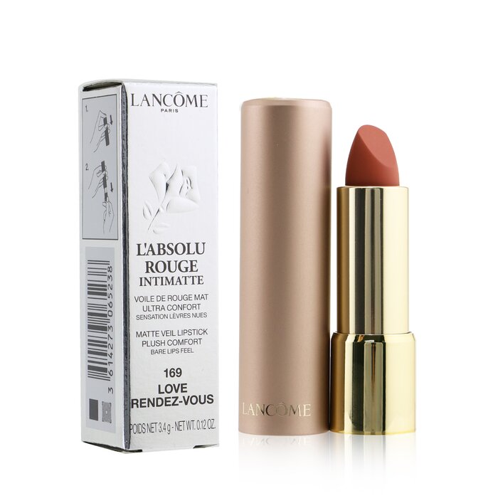 LANCOME - l'Absolu Rouge Intimatte Matte Veil Lipstick 3.4g/0.12oz - LOLA LUXE