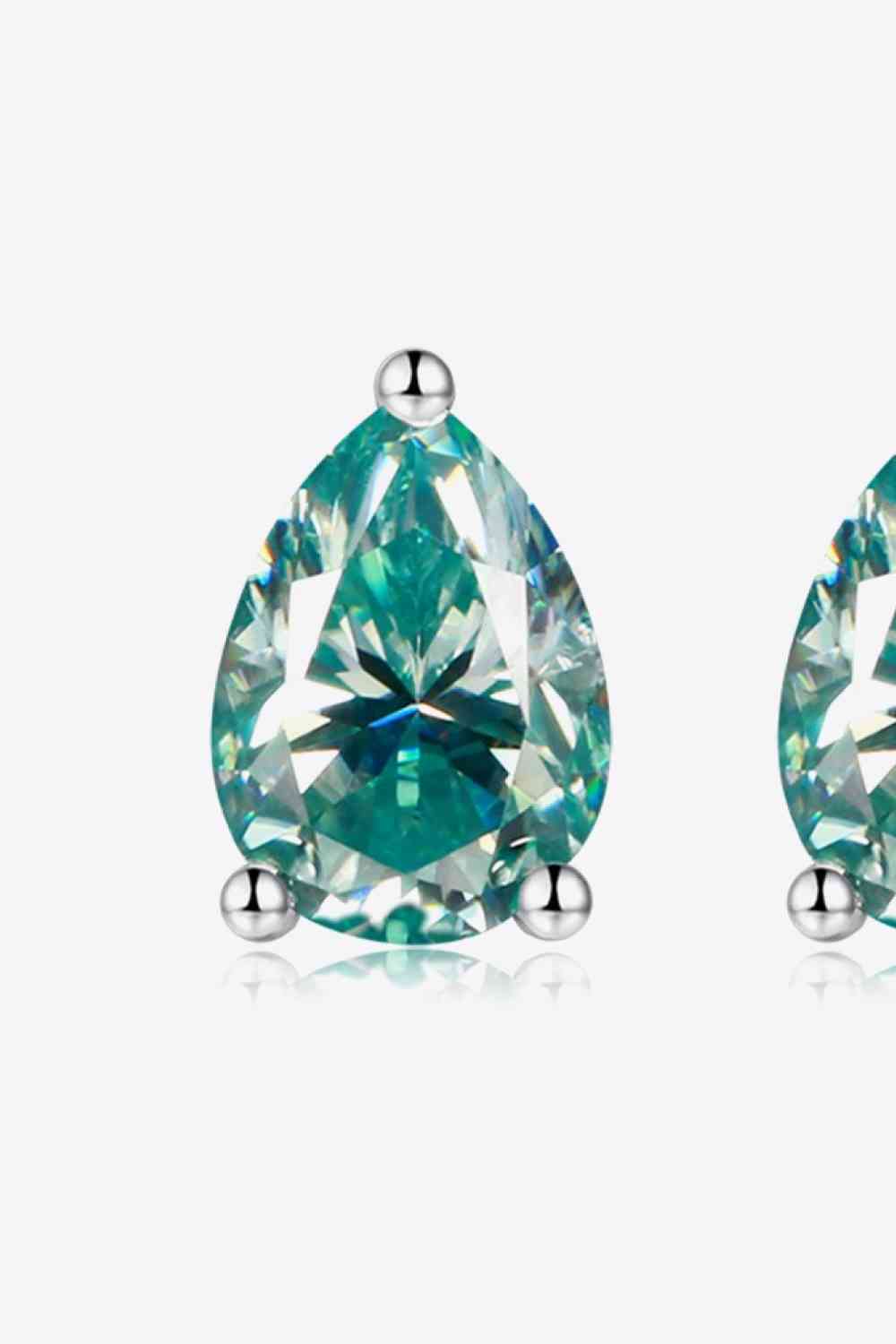 2 Carat Moissanite Teardrop Earrings - lolaluxeshop