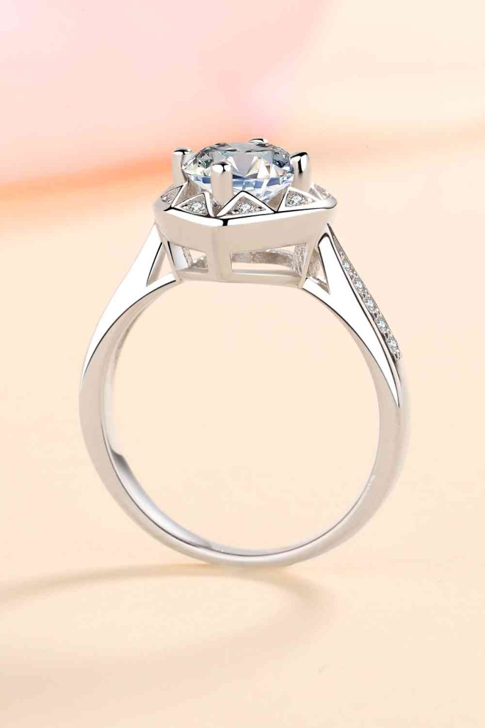 Moissanite Heart Ring - lolaluxeshop