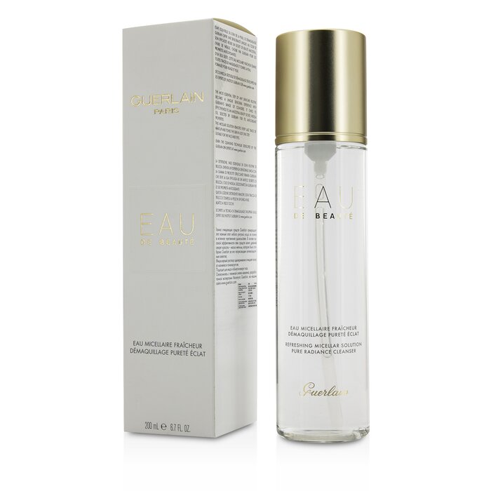 GUERLAIN - Pure Radiance Cleanser - Eau De Beaute Refreshing Micellar Solution - LOLA LUXE