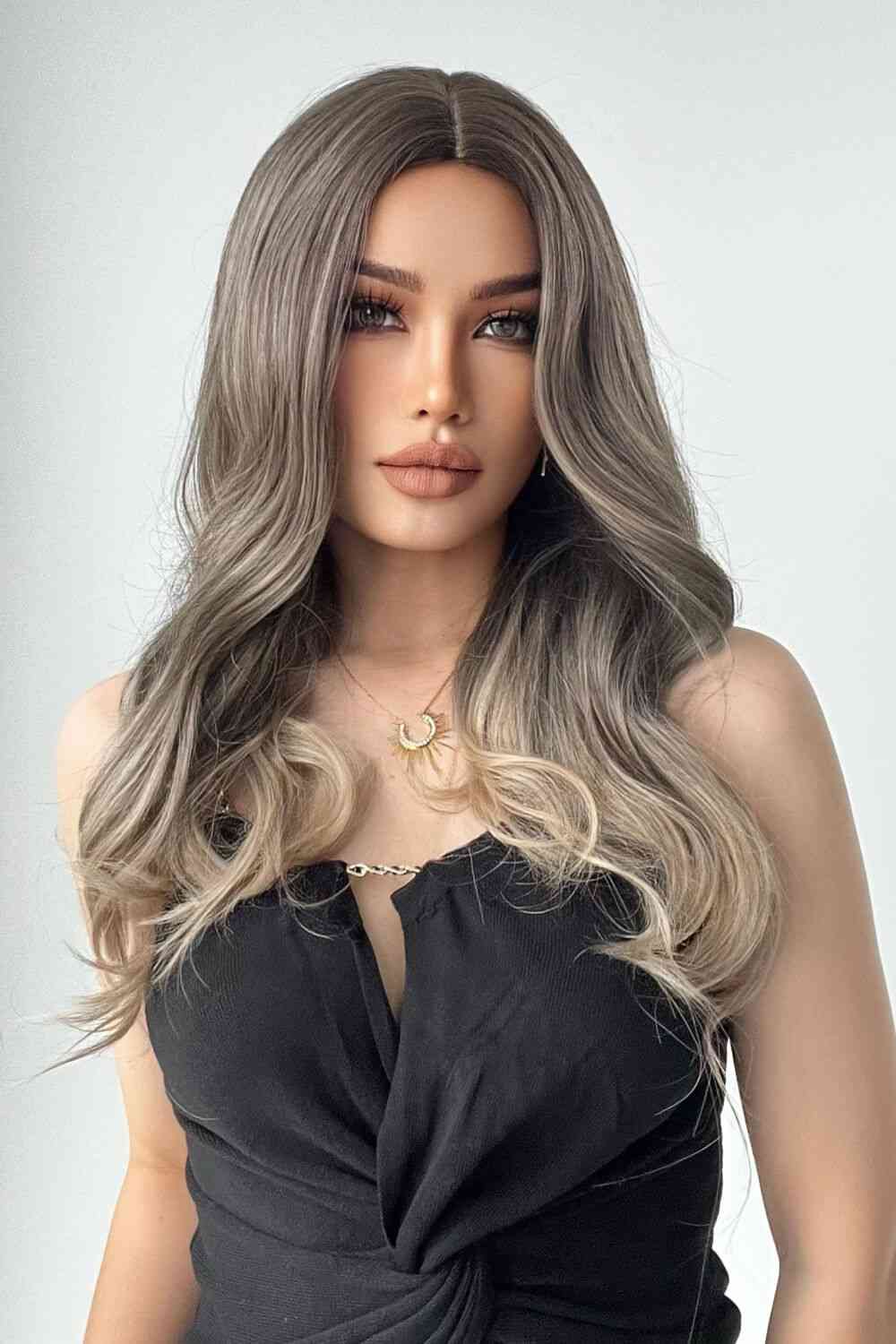 13*1" Full-Machine Wigs Synthetic Long Straight 24" - lolaluxeshop