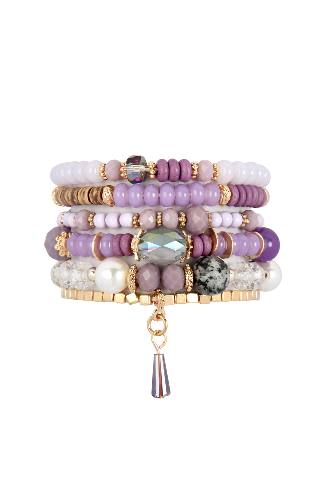 Hdb2200 - Stone Beads Stackable Bracelet - lolaluxeshop