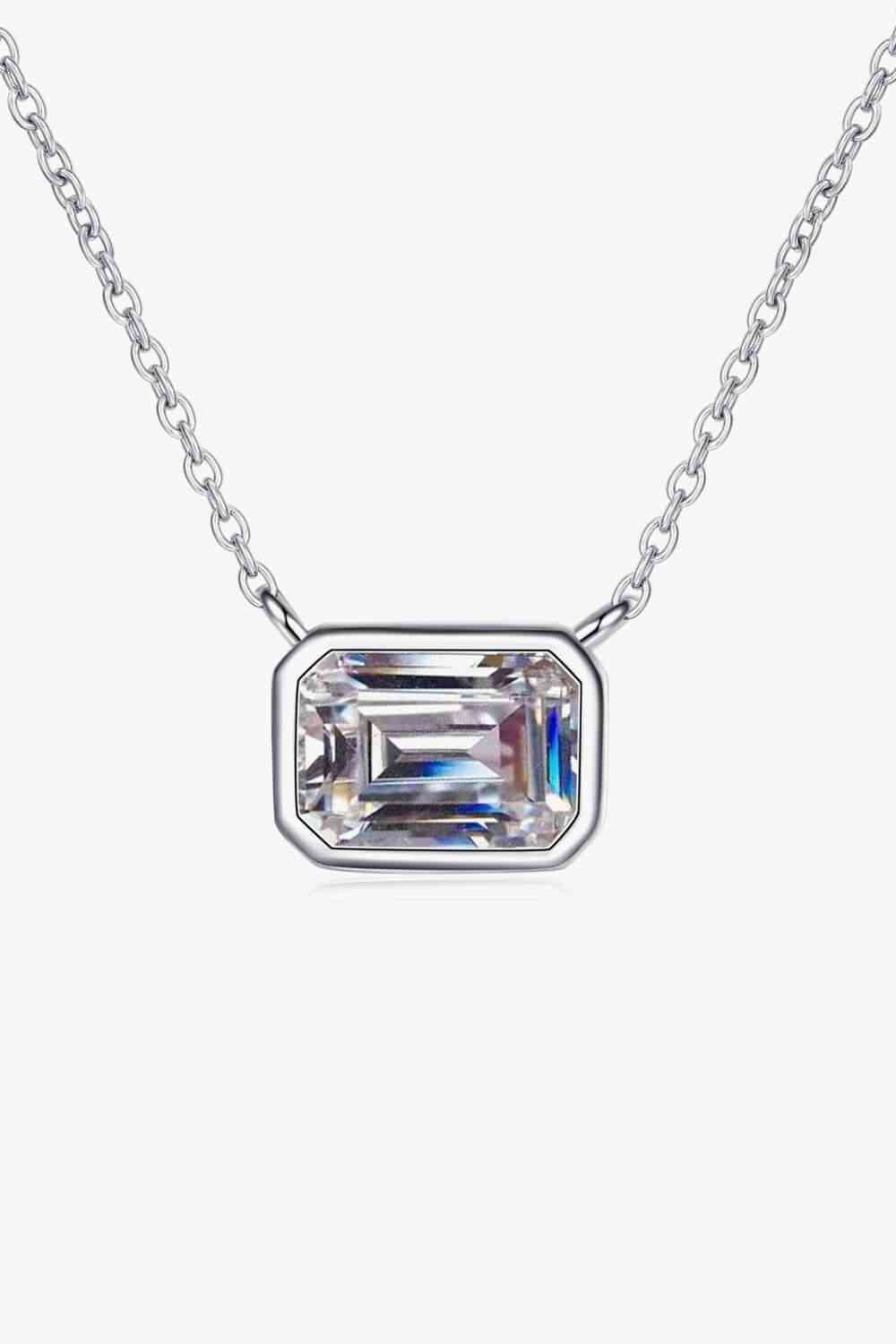 Beautiful Words 1 Carat Moissanite Pendant Necklace - lolaluxeshop