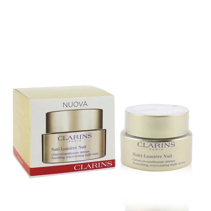 CLARINS - Nutri-Lumiere Nuit Nourishing, Rejuvenating Night Cream - lolaluxeshop