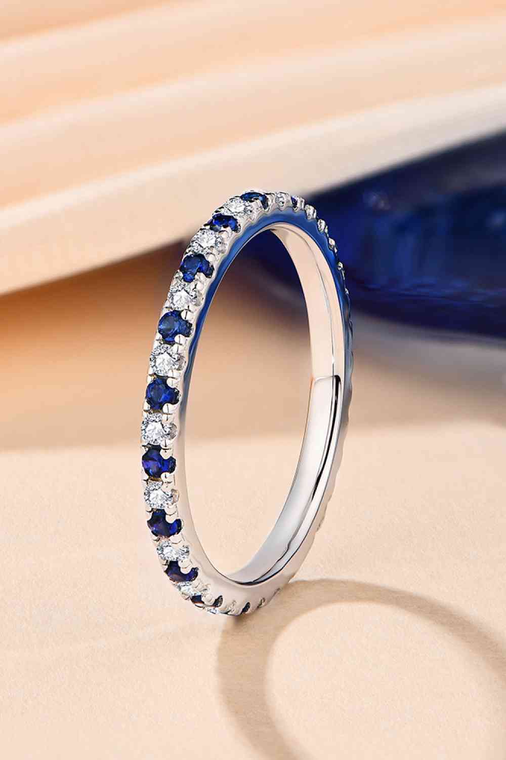 Moissanite Lab-Grown Sapphire Rings - lolaluxeshop