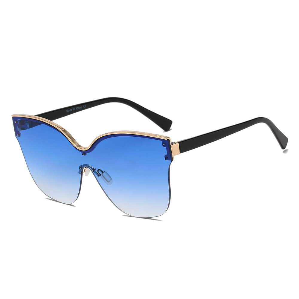 BARCELONA | Women Cat Eye Oversize Sunglasses - lolaluxeshop