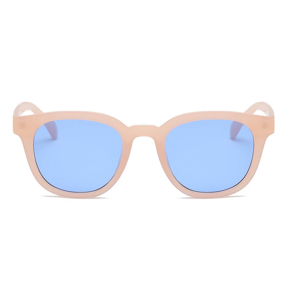 IVINS | Women Round Horn Rimmed Fashion Sunglasses - lolaluxeshop