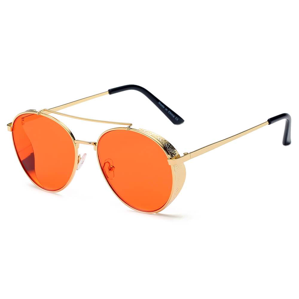 LAREDO | Modern Aviator Brow Bar Aviator Fashion Sunglasses - lolaluxeshop