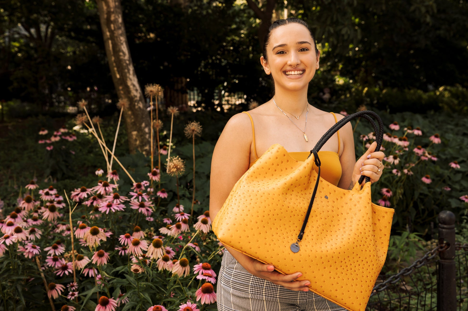 Naomi - White Vegan Leather Tote Bag - lolaluxeshop