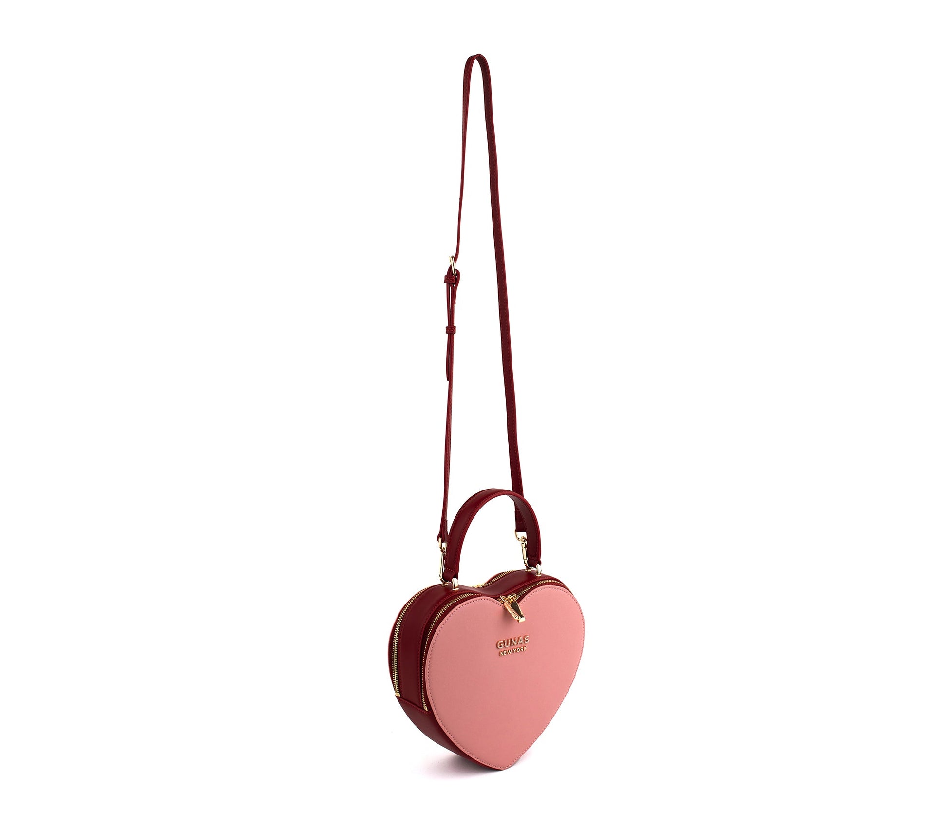 Sweetheart - Red & Pink Vegan Crossbody Bag - lolaluxeshop