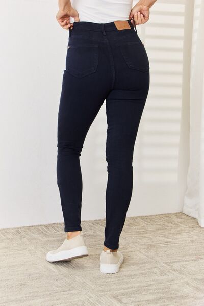 Judy Blue Full Size Garment Dyed Tummy Control Skinny Jeans - lolaluxeshop