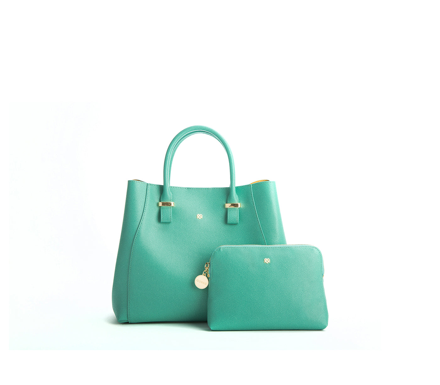 Jane - Tiffany Blue Vegan Leather Satchel - lolaluxeshop