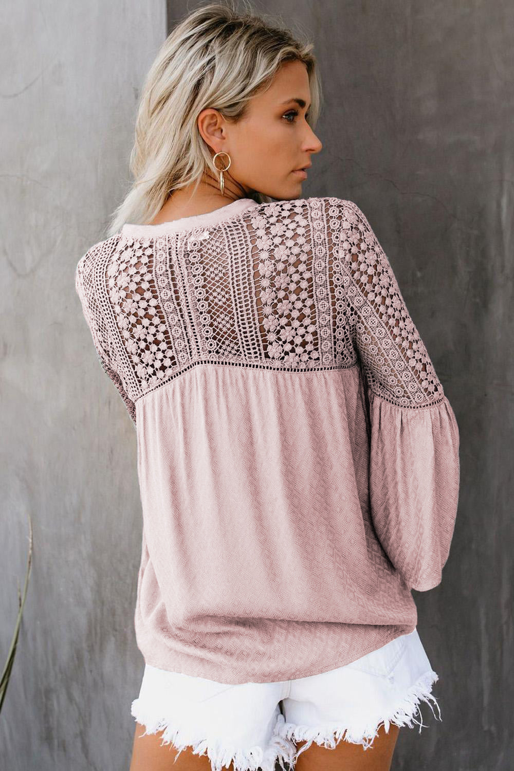 The Du Jour Crochet Blouse - LOLA LUXE