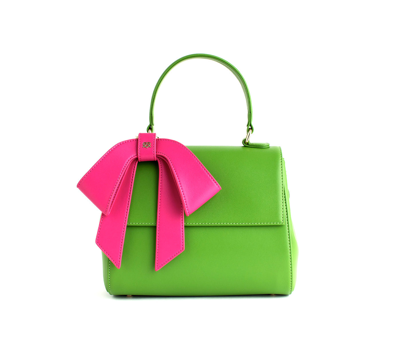 Cottontail - Neon Green Vegan Leather Bag - lolaluxeshop