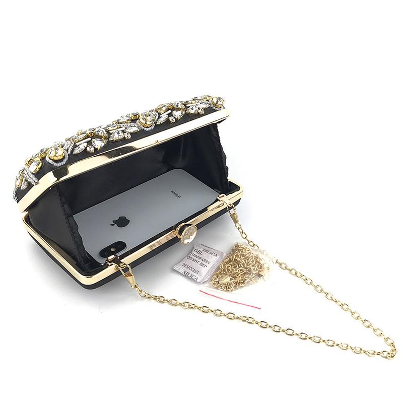 Clutch Handbag Luxury Diamond Rhinestone Clutch Bags Exquisite Female Clutches - LOLA LUXE