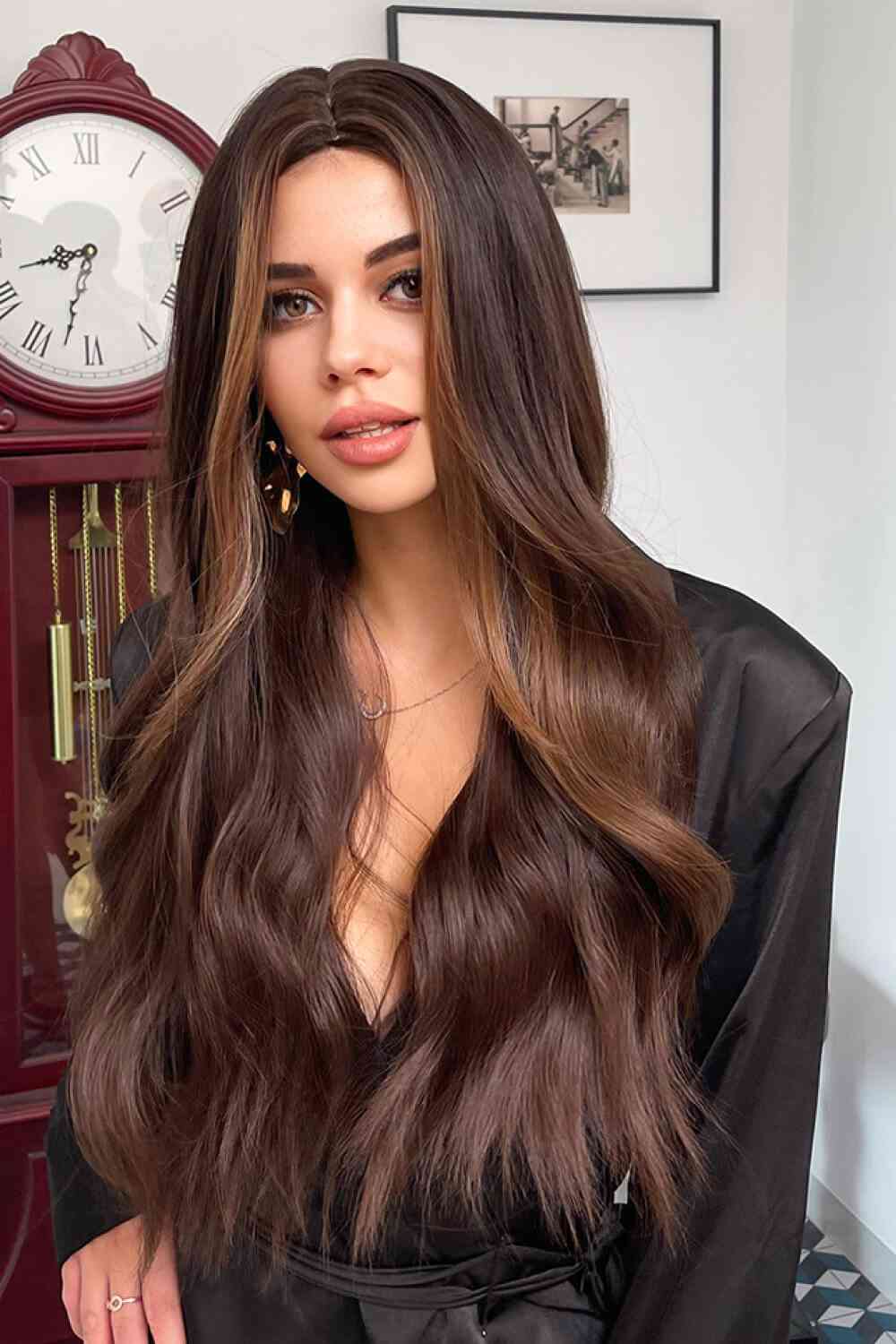 Full Machine Long Wave Synthetic Wigs 26'' - lolaluxeshop