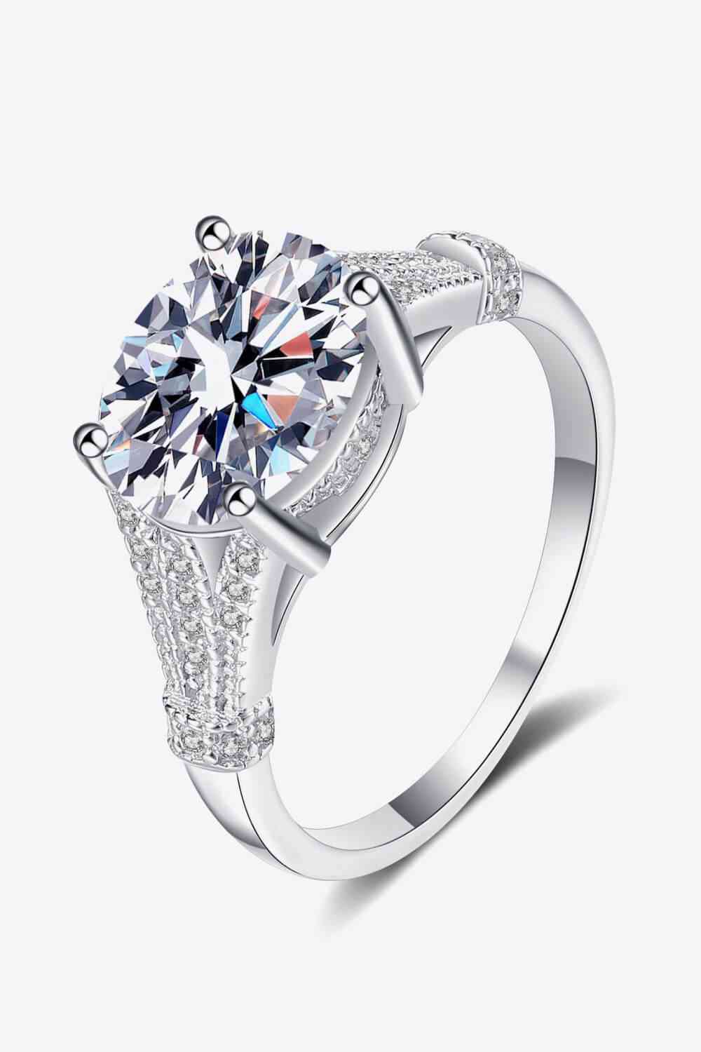 Unpredictable Day 3 Carat Moissanite Ring - lolaluxeshop