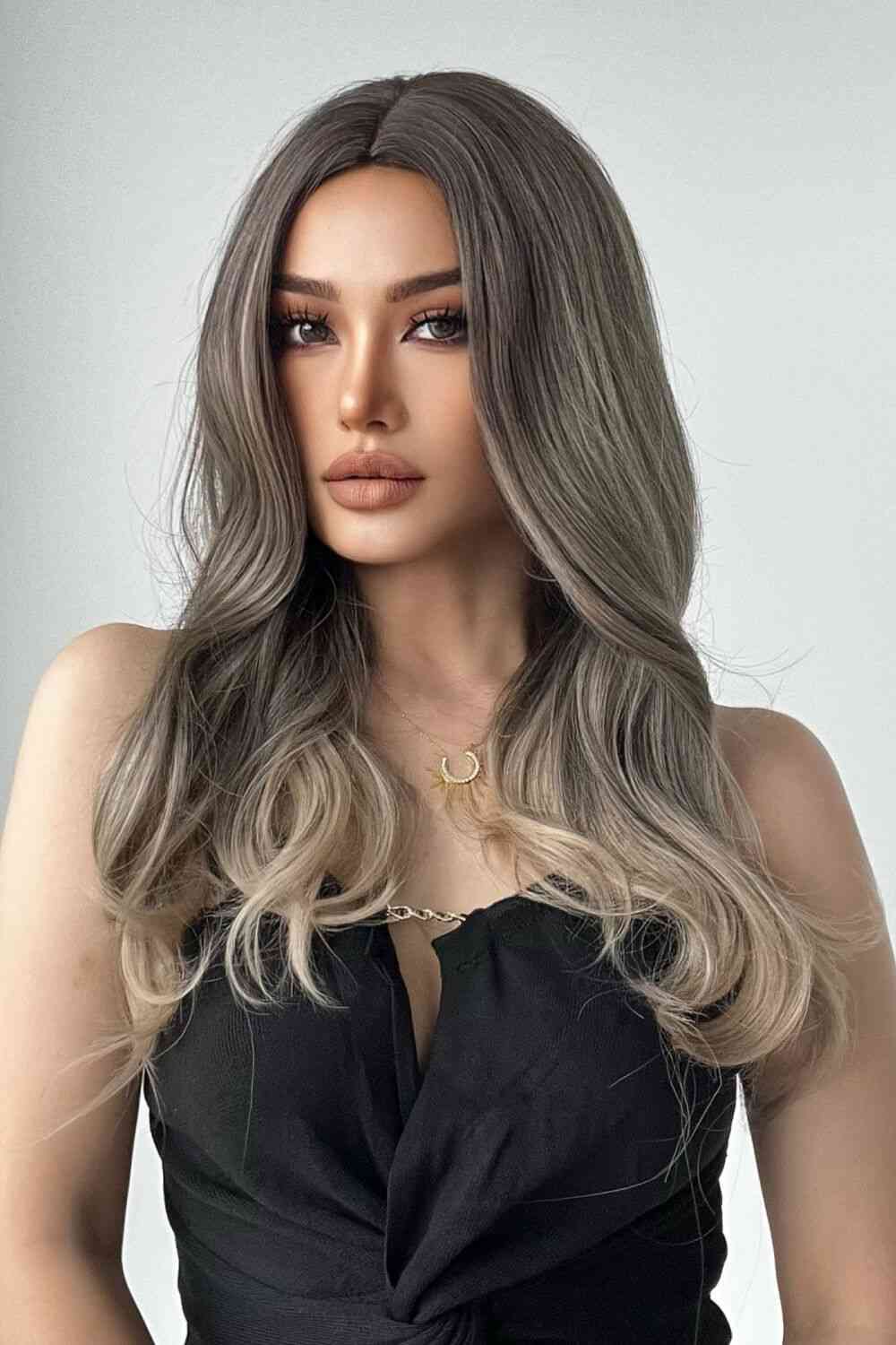 13*1" Full-Machine Wigs Synthetic Long Straight 24" - lolaluxeshop