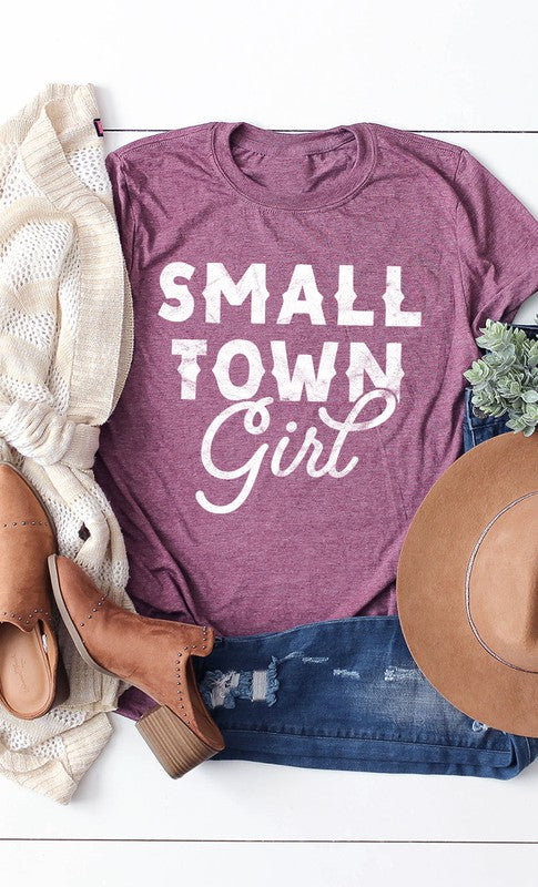 Retro Small Town Girl Graphic Tee PLUS - lolaluxeshop