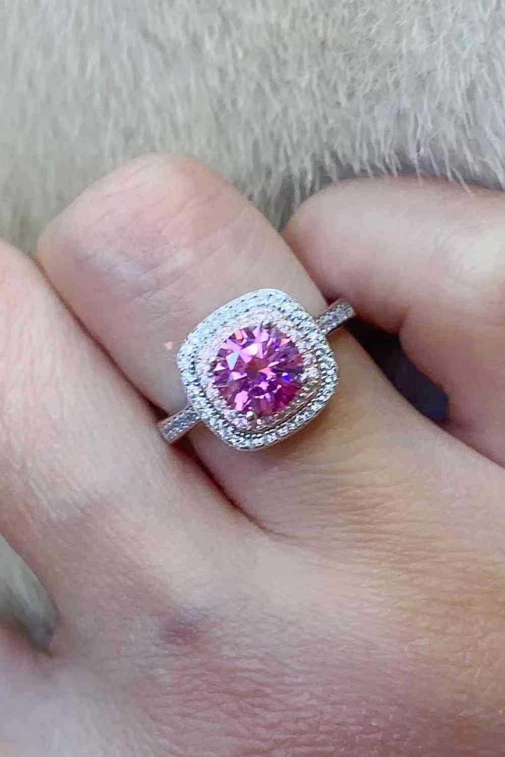 1 Carat Moissanite Two-Tone Ring - lolaluxeshop