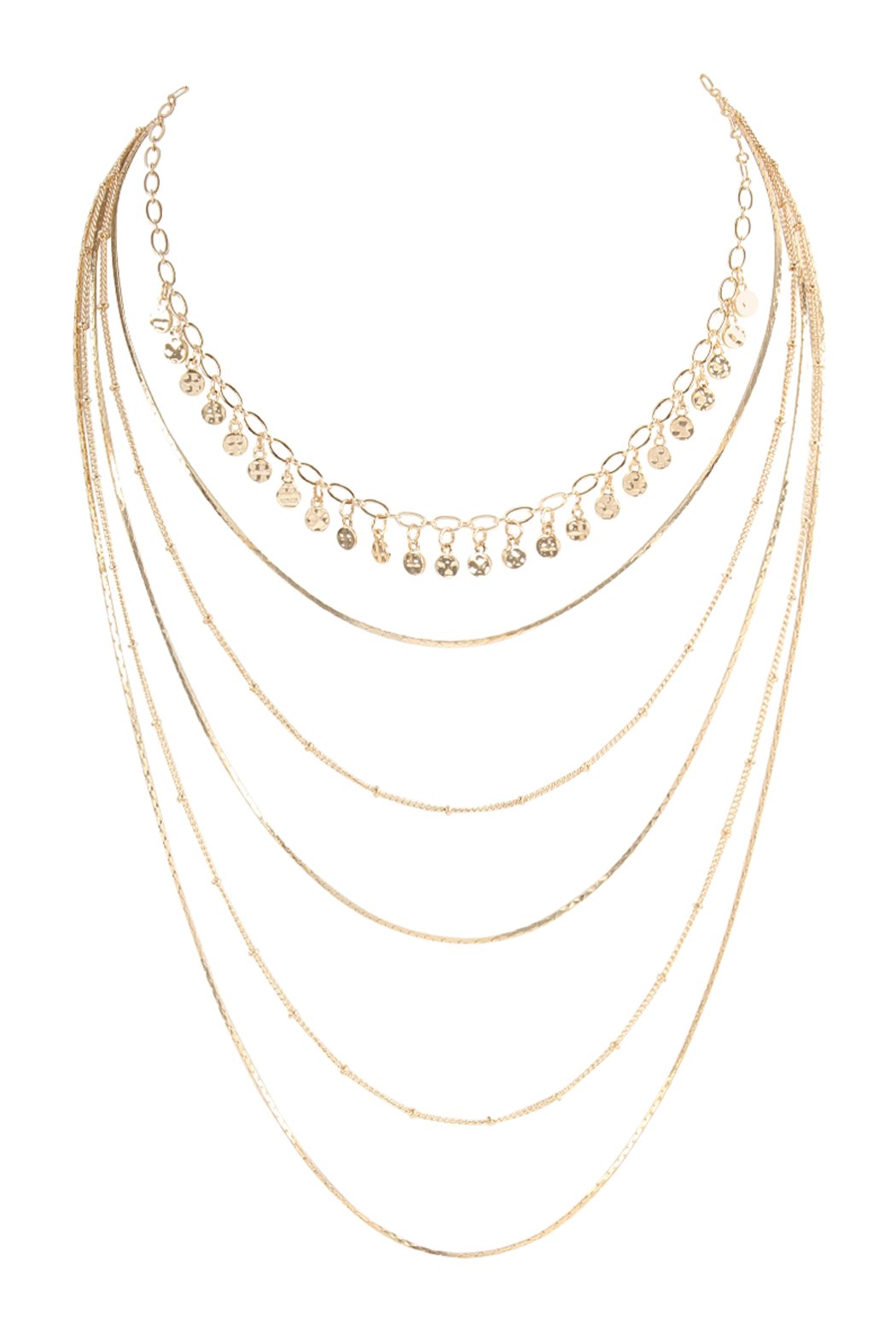 Hdn2640 - Delicate Layer Necklaces - LOLA LUXE