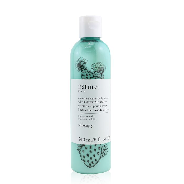 PHILOSOPHY - Nature in a Jar Cream-To-Water Body Lotion With Cactus Fruit Extract - LOLA LUXE