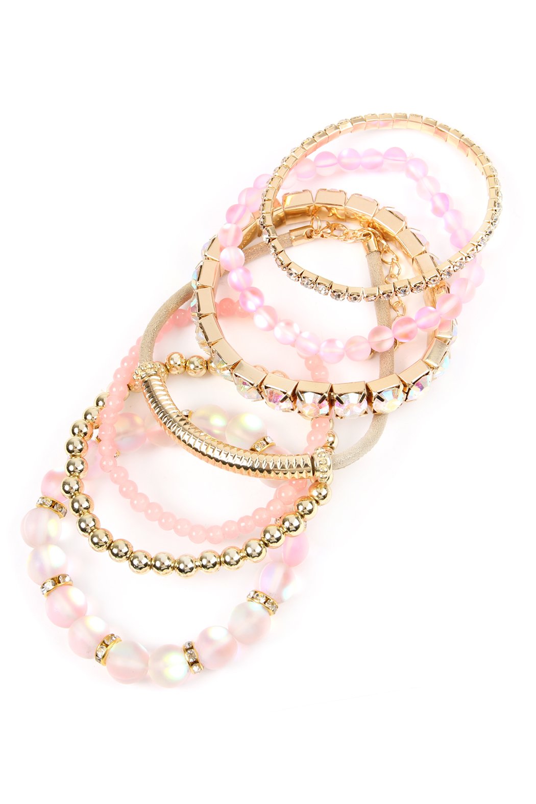 Mermaid Glass Stretch Bracelet - LOLA LUXE