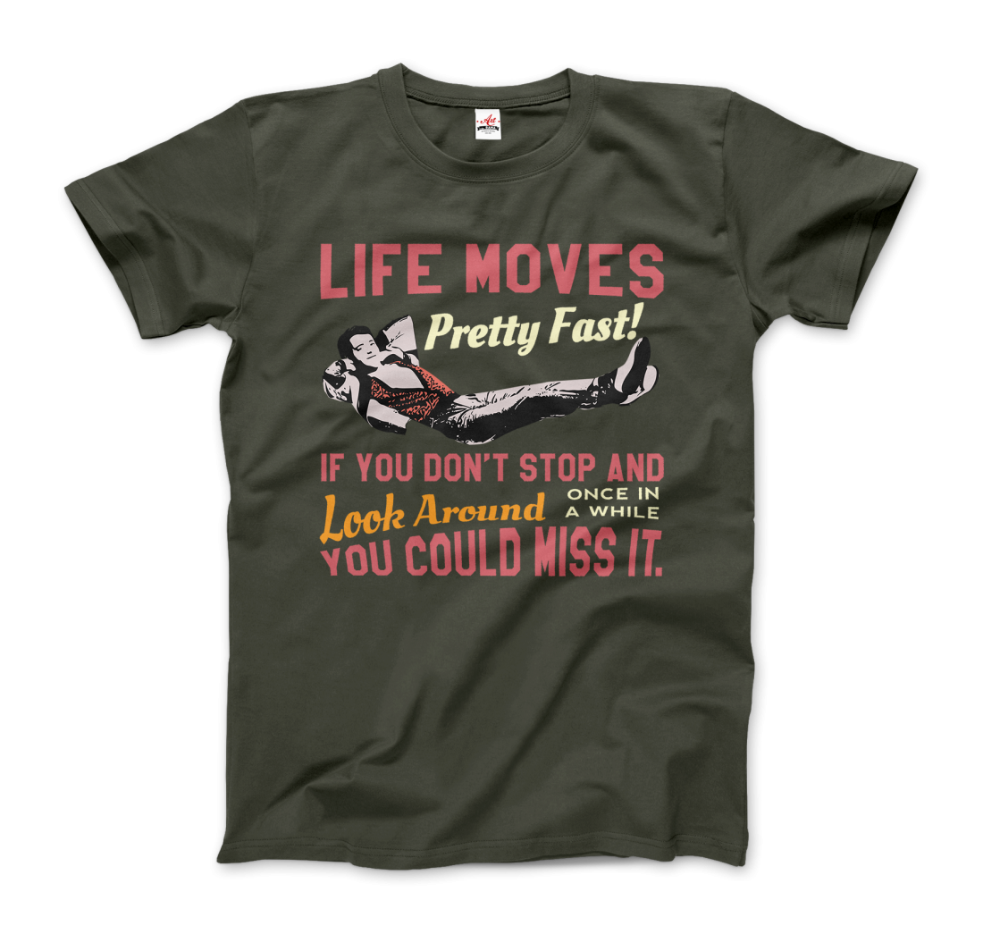 Ferris Bueller's Day Off Life Moves Pretty Fast T-Shirt - LOLA LUXE